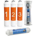 4059 Sulook Waterlife Su Arıtma Cihazı Uyumlu Tak-Çevir 5'li Filtre Seti, Lg Membranlı