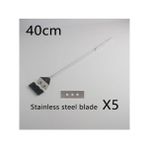 40CM Tarzı Paslanmaz Çelik Akvaryum Balık Tankı Algi Temizleme Bıçağı Sualtı Su Canlı Bitki Ot Temizlik Çoklu Araç Temizleyici Kiti Seti (Yurt Dışından) - akvaryum co2