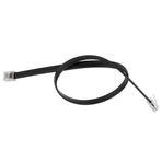 40mm 6 çekirdekli sağ Toka çift Kristal kafalı Sensör hattı, ABD Versiyonu UL20251 28AWG Tel Için Uygundur, Daha hızlı Yanıt, Daha Hassas, PVC Kabuk, Nikel Kaplama pirinç, Altın