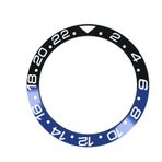 40MM Rolex GMT/SUB Saat için Seramik Çerçeve Ekleme Koruyucu Halka Değiştirme Çizilmez Yapışkan Kapak (GMT Siyah-Mavi Seramik)