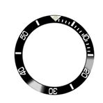 40MM Rolex GMT/SUB Saat için Seramik Çerçeve Ekleme Koruyucu Halka Değiştirme (SUB Siyah Seramik Çerçeve)