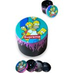 40MM Simpon Premium Mini Grinder 4 Katmanlı Çinko Alaşım Manuel Kahve Baharat Öğütücü Parçalayıcı