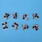 40pcs 8 Türler 7805 7809 7812 7815 7905 7912 7915 LM317 Dayanıklılık Ile Seti, Elektronik Devreler Için, akımı Kontrol Ve Güçlendirme Zayıf Sinyalleri, geniş Bant