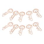 40pcs Anahtar Kipi Parlak Renkli Metal Gül Altın Kompakt Sevimli Canlı Renk Kırtasiyesi Taç Altın Canlı Renk Kelepçeleri