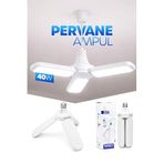 40W 3 Kanatlı Pervane Led Ampul 27 Led Tasarruflu E27 Ev Ampul 4000 Lümen Lamba Ld03