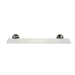 40x10 cm Kaliteli Paslanmaz Cam Banyo Rafı