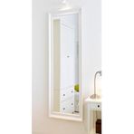40x100 cm Kahverengi Altın Varak Ahşap Renk Çerçeveli Boy Salon Aynası