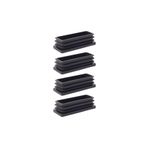 40x100 Mm Plastik Dikdörtgen İçe Geçme Profil Tapası (kutu) (4 Adet)