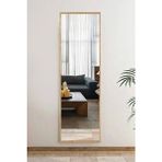 40X120 cm Boy Ayna Antre Koridor Konsol Duvar Salon Banyo Wc Ofis Çocuk Yatak Odası Boy Aynası - Kahverengi - 40 x 120 cm