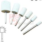 40x25 POLİSAJ KEÇESİ SAPLI 6mm SİLİNDİR