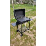40x50x75 Barbekü Mangal Oluklu Izgara Kapaklı Varil Mangal Barbekü