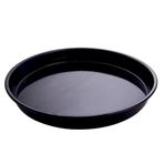40x6cm Emaye Fırın Tepsisi Yüksek Isıya Dayanıklı Yuvarlak Dünyada En iyi Çinko Tepsi En Sağlıklı Emaye Börek Baklava Tepsisi Yaşam Boyu Garantili Piano Black Serisi Çizilmez Siyah Emmantel Türk Malı