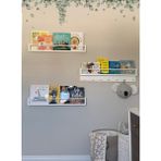 40X9 3'lü Mdf Çocuk Odası Montessori Eğitici Set, Askılık Raf, Kitaplık, Banyo, Antre Hol, Giriş Askılık, Mutfak Gereçleri - Beyaz