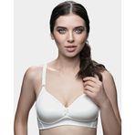 410 - Telsiz Süngerli Toparlayıcı Sütyen Minimizer - Ekru, 90 B