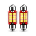 41mm C5w Sofit Led Ampul - Beyaz Plaka Ve Tavan Lambası - Canbus Arıza Lambası Yakmaz 2 Adet