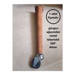 42 Cm Ahşap Tekerlekli Sehpa Ayağı, Tekerlekli Ayak, sehpa,