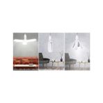 42 Watt 3 Kollu Pervane LED Ampul, Yüksek Güçlü Katlanabilir Fan Lamba, 6500K Beyaz Işık, 3250 Lümen, E27 Duy Standart, Garaj ve Geniş Salonlar Için LED Aydınlatma [enerji Sınıfı F]