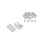 4220 100 Adet RJ45 Jack Cat5 Internet Kablo Kablosu Ucu Konnektör Connector - Standart