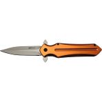 4222 Turuncu Kamp Çakı 21CM- Yarı Otomatik, Kemerlikli