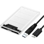 4266 2.5 USB 3.0 SSD Harddisk Şeffaf Taşınabilir HDD Kutusu