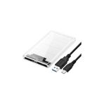 4389 2.5 Sata Type C Usb 3.1 Usb 3.0 Şeffaf Harici Ssd Hdd Hard Disk Kutusu
