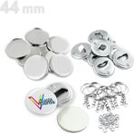 44 mm Buton Şişe Açacağı Anahtarlık Sarf VG44BANS - 250 Adet - Gümüş - Beyaz