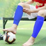 444 Marka Tabansız Futbol Çorabı Tozluk Futbolcu Tozluğu Tabansız Tekmelik Tutucu Futbol Çorabı Sporcu Tozluğu - Standart - Mavi