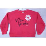444167 Kışlık Çiçek Nakışlı Sweat 5/8 Yaş - Başak Çocuk Giyim - Nar Çiçeği - 7-8 Yaş - 444167-NAR Çiçeği-7-8 Yaş - Renkli - Standart