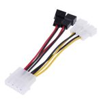 4475 Fan Çoklayıcı Kablosu Splitter 4 pin Switch 3 pin 3 Port