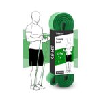 45 Kg Direnç Bandı Kas Geliştirme Lastiği Fitness Pilates Cross Training Bant Yeşil - Ultra Sert Yeşil