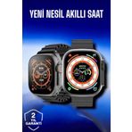 45 MM Gri Kasa Ultra Akıllı Saat Sesli Görüşme, Sağlık Takibi, Suya Dayanıklı