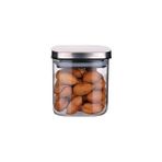 450ML Sızdırmaz Vakumlu Metal Kapaklı Borosilikat Cam Kavanoz – Hava Geçirmez & Dayanıklı Gıda Saklama Kabı (10CM x 10CM) - 0 Siyah - Option-1