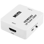 4552 Hdmi To Av Rca Tos Çevirici Dönüştürücü Adaptör Beyaz