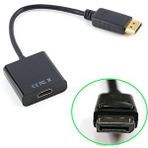 4556 Displayport To Hdmi Çevirici Dönüştürücü Adaptör Siyah