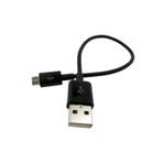 4568 Micro Usb Kısa Data Şarj Kablosu Android Uyumlu (15 Cm)