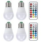 45W LED RGB Ampul Işık Değişimi Değişim Kontrol lambası Yatak Odası Merdiven Çubukları Için Ev Dekorasyon Aydınlatma (RGB+sıcak beyaz 3000K E27)