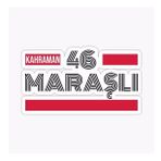 46 Kahramanmaraşlı Plaka Araba Sticker Yapıştırması