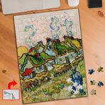 461003 Evler Ve Figür Van Gogh 240 Parça Puzzle Yapboz Tablo