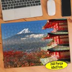46357 Japonya Fuji Dağı Doğa Manzarası 240 Parça Puzzle Yapboz