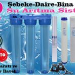 473 Sulook 20 Inç Bina - Daire- Şebeke Girişi Su Arıtma Filtre Seti Gac-Cto 1 Mic. Filtre
