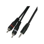 4794s 3.5mm Stereo To 2rca Aux Ses Kulaklık Çevirici Kablosu 1.8M