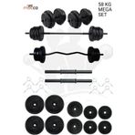48 Kg Z-Barlı MEGASET Halter Seti Ve Dambıl Seti ,Ağırlık Seti , Fitness Seti