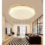 48 W Elmas Model Sıva Üstü LED Panel Işık, 48 cm Çap, Sarı Renk - Altın - Seçenek 1