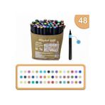 48li Akrilik Marker Kalem Seti - Capybara Desenli