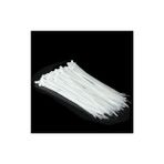 4,8X200 Beyaz Kablo Bağı & Plastik Kelepçe & Kelepçe 100 Adet (Paket) - standart