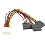 4985 Kasa içi 3 Port ide Molex Sata Power Hdd 4 Pin Güç Kablosu
