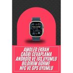 49Mm Akıllı Saat Amoled Ekranlı Kadın Erkek Kol Saati Plastik Kordon Mir41198310
