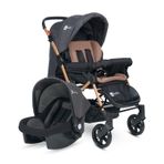 4Baby Olympus Gold Antrasit Travel Sistem Bebek Arabası