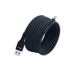 4Berry Bmuc-02 Süper Hızlı Şarj 1.5M Usb A To Type-C Manyetik Kablo Siyah