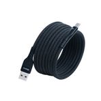 4Berry Bmuc-03 Süper Hızlı Şarj 2M Usb A To Type-C Manyetik Kablo Siyah